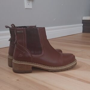 Chelsea Ankle Booties in Brown - JS